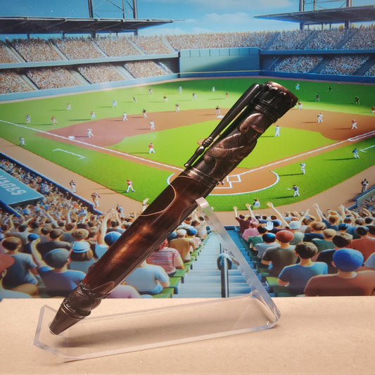 Baseball writing Pen with copper acrylic