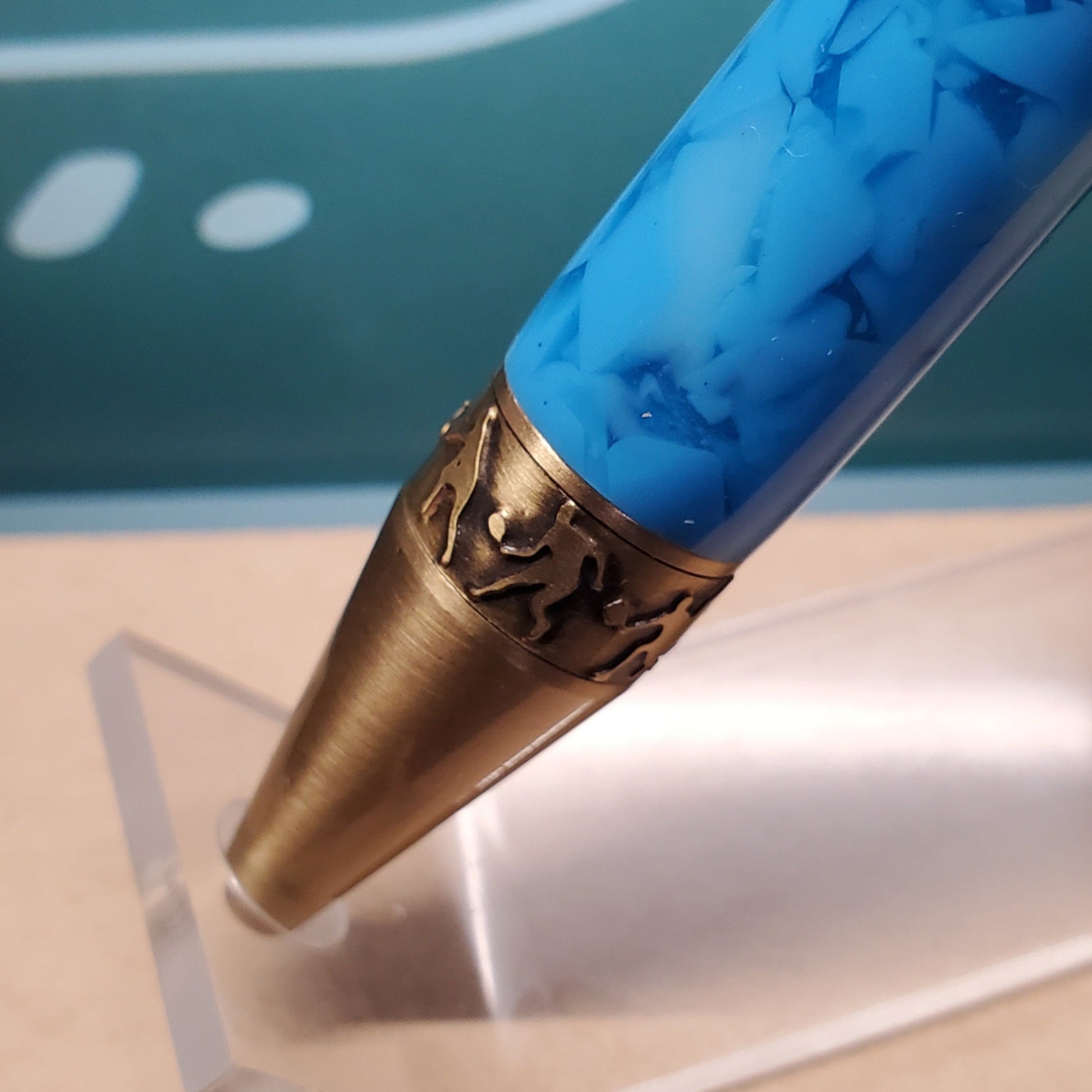 tip of pickleball pen showing pickleball players
