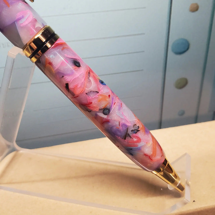 Pink Confetti Ball Point Pen Unique Pens By Randy