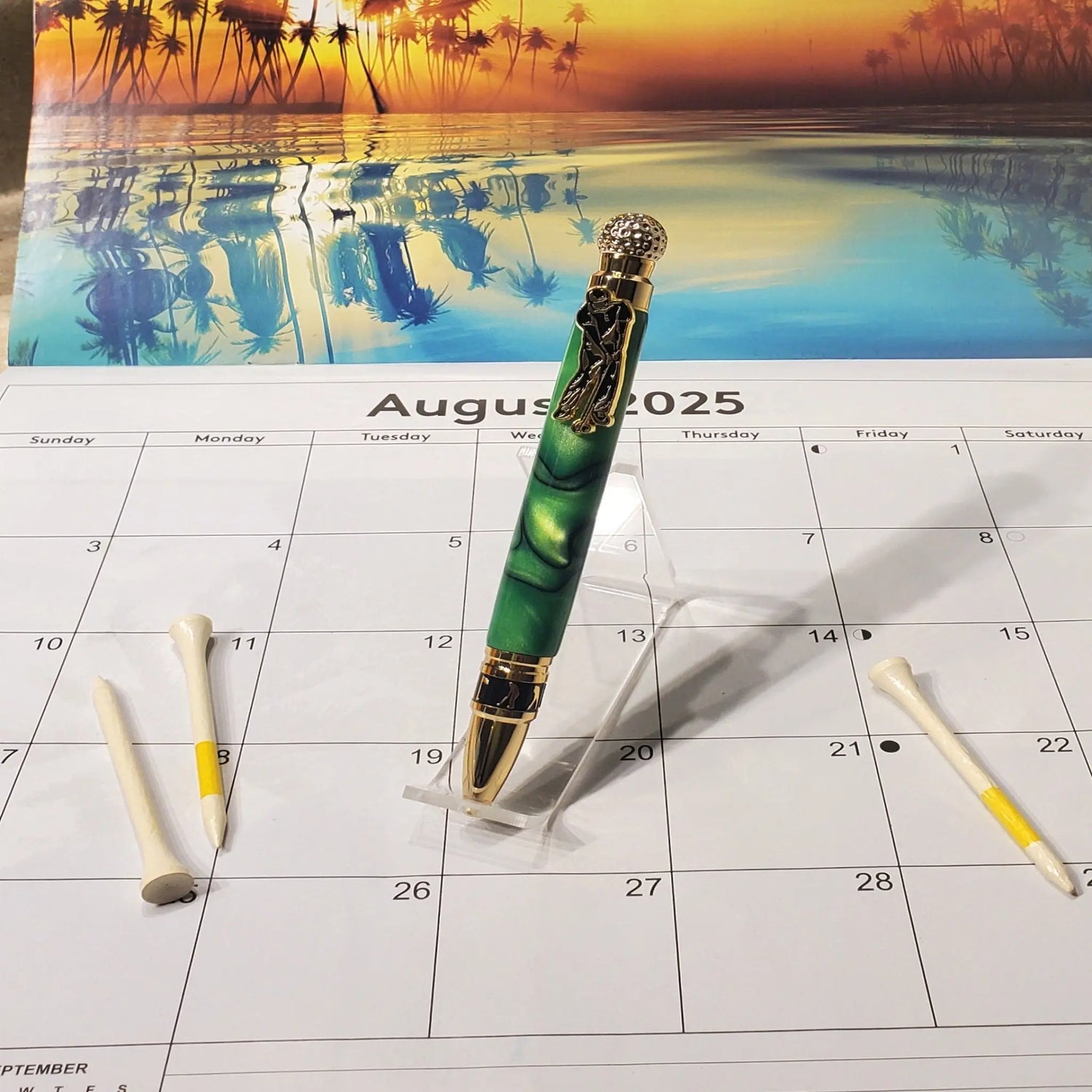 Golf Green Pen: A Handcrafted Signature Unique Pens By Randy