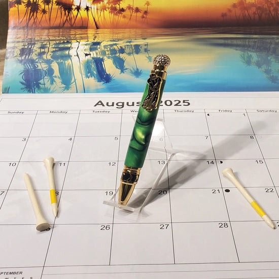 Golf Green Pen: A Handcrafted Signature Unique Pens By Randy