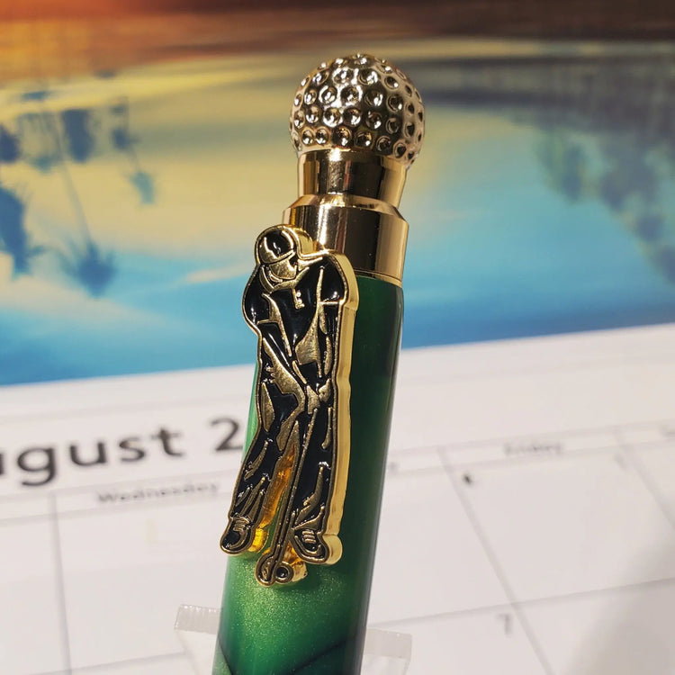 Golf Green Pen: A Handcrafted Signature Unique Pens By Randy