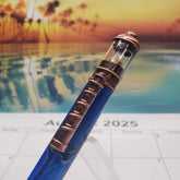 Lighthouse Pen With Blue and Copper  - A Unique Nautical Writing Instrument Unique Pens By Randy