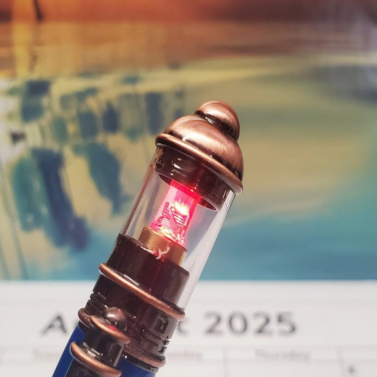 Lighthouse Pen With Blue and Copper  - A Unique Nautical Writing Instrument Unique Pens By Randy