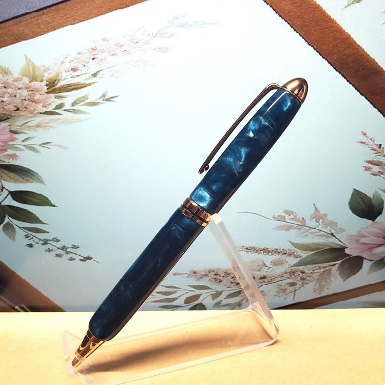 Green Satin Ball Point Pen Unique Pens By Randy