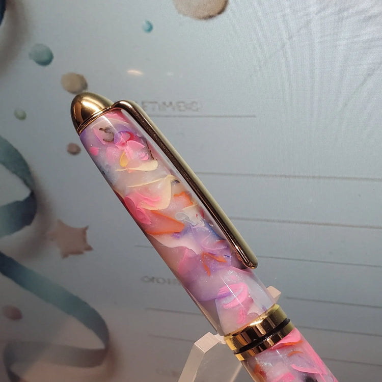 Pink Confetti Ball Point Pen Unique Pens By Randy
