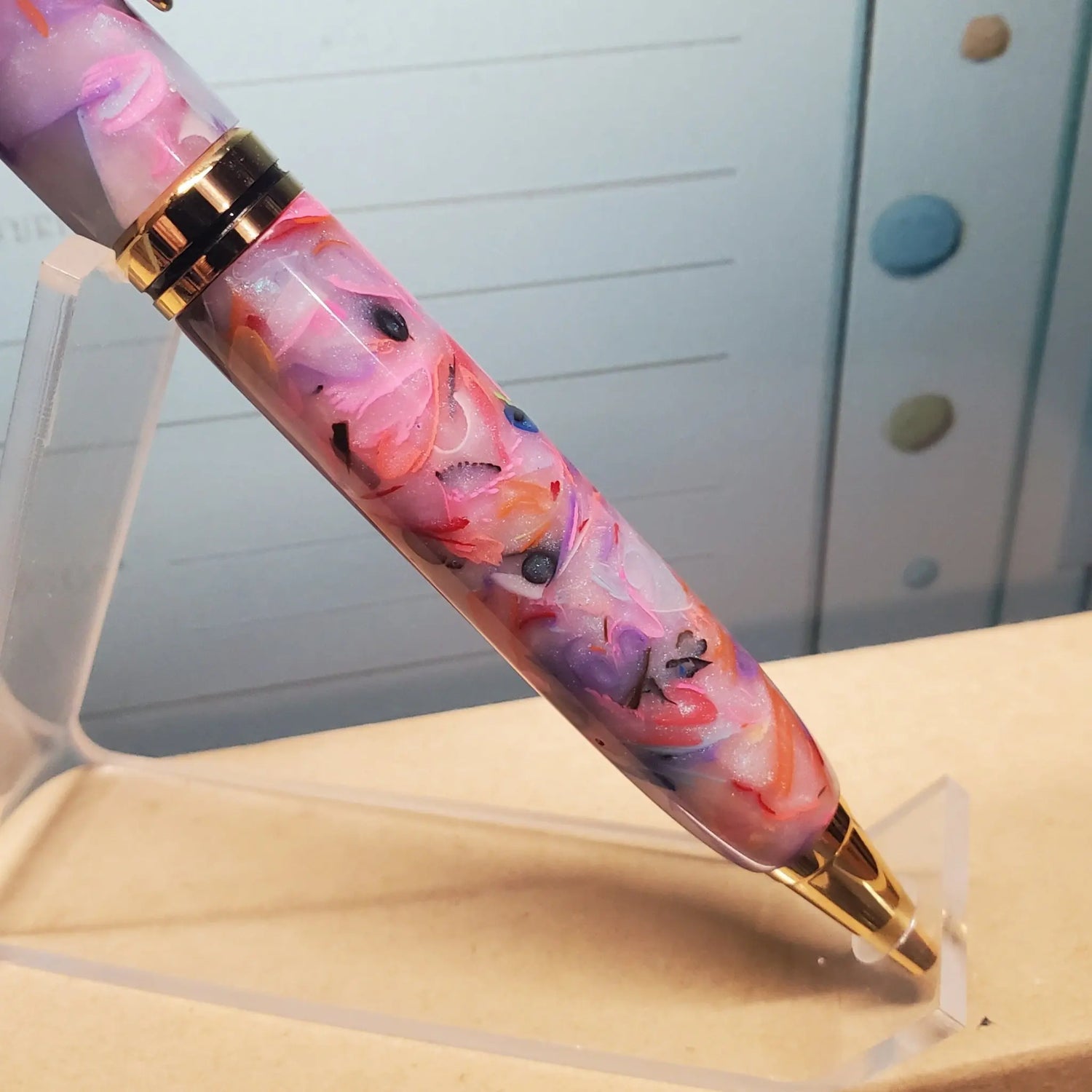 Pink Confetti Ball Point Pen Unique Pens By Randy